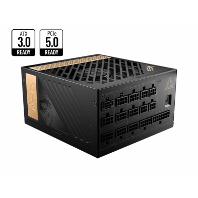 Fuente de Alimentación MSI MEG AI1300P PCIE5 | ATX | 1300 W | 120 mm | Negro