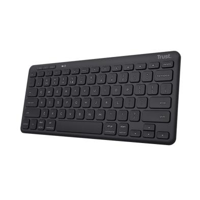 Teclado Trust Lyra | RF Inalámbrico + Bluetooth | Negro