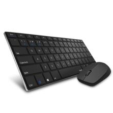 Rapoo 9000M teclado Ratón incluido Bluetooth QWERTY Inglés Negro, Plata
