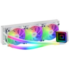 Mars Gaming ML-ULTRA360 Blanco Refrigeración Líquida CPU TDP 650W Espejo Infinito 3 Ventiladores Silenciosos FDB ARGB Tubos ARGB