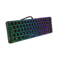 Deep Gaming mini TM065 teclado USB QWERTY Español Negro