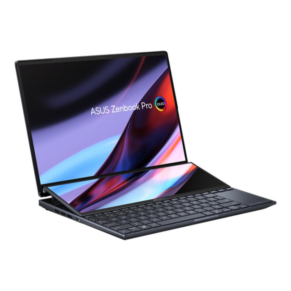 ASUS ZenBook Pro 14 Duo OLED UX8402ZE-M3023W - Portátil 14.5" WQXGA+ (Core i9-12900H, 32GB RAM, 1TB SSD, GeForce RTX 3050 Ti 4GB