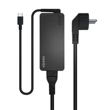 Cargador de Portátil AISENS | ASCH-1PD65D-BK | 1xUSB Tipo-C | 65W | Negro