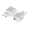 Cargador de Pared AISENS | A110-0681 | 1xUSB Tipo-C | 1xUSB | 20W | Blanco