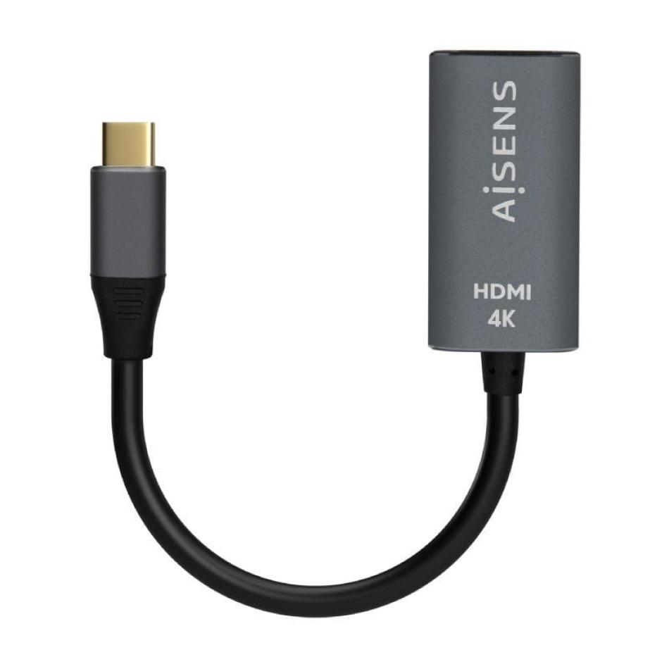 Conversor HDMI 4K 60Hz Aisens A109-0683/ HDMI Hembra - USB Tipo-C Macho