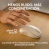 Ratón Logitech M240 | Bluetooth | Inalámbrico | Ambidextro | Blanco