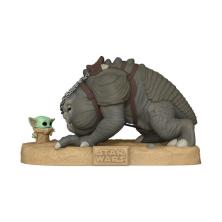 Funko pop super sized jumbo star wars the book of boba fett grogu con rancor 69056