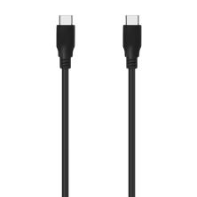 Cable USB AISENS | 3.2 Gen2x2 | 20Gbps | 8k@30Hz | 5A 100w E-Marker | Tipo USB-C/M-USB-C/M | 0.6 m | Negro