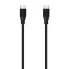 Cable USB AISENS | 3.2 Gen2x2 | 20Gbps | 8k@30Hz | 5A 100w E-Marker | Tipo USB-C/M-USB-C/M | 0.6 m | Negro