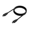 Cable USB AISENS | 3.2 Gen2x2 | 20Gbps | 8k@30Hz | 5A 100w E-Marker | Tipo USB-C/M-USB-C/M | 0.6 m | Negro