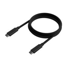 AISENS Cable USB 3.2 Gen2 10Gbps 4k@60Hz 5A 100W E-Marker, Tipo USB-C/M-USB-C/M, Negro, 3.0m