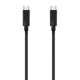 AISENS Cable USB 3.2 Gen1 5Gbps 4k@60Hz 3A 60W E-Marker, Tipo USB-C/M-USB-C/M, Negro, 4.0m