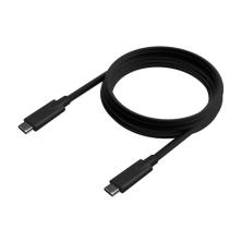 AISENS Cable USB 3.2 Gen1 5Gbps 4k@60Hz 3A 60W E-Marker, Tipo USB-C/M-USB-C/M, Negro, 4.0m