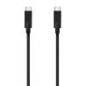 Cable USB AISENS | 3.2 Gen 1 | 5Gbps | 4k@60Hz | 3A 60W E-Marker | Tipo USB-C/M-USB-C/M | 5.0M | Negro