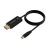 Cable Conversor AISENS | Aluminio | USB-C A HDMI 2.1 | 8k a 60Hz | USB-C/M-HDMI/M | 2.0m | Negro