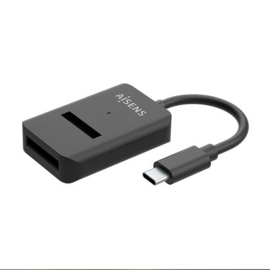 Caja externa para unidad de estado sólido | AISENS | USB-C | Dock M.2 (NGFF) | ASUC-M2D011-BK | SATA/NVMe A USB 3.1 Gen2 | Negra