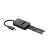 Caja externa para unidad de estado sólido | AISENS | USB-C | Dock M.2 (NGFF) | ASUC-M2D011-BK | SATA/NVMe A USB 3.1 Gen2 | Negra