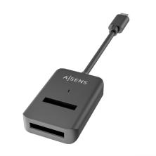 AISENS USB-C Dock M.2 (NGFF) ASUC-M2D011-BK SATA/NVMe A USB3.1 Gen2, Negra