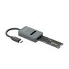 Caja externa para unidad de estado sólido | AISENS | USB-C | Dock M.2 (NGFF) | ASUC-M2D012-GR | SATA/NVMe A USB 3.1 Gen 2 | Gris