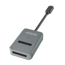 AISENS USB-C Dock M.2 (NGFF) ASUC-M2D012-GR SATA/NVMe A USB3.1 Gen2, Gris