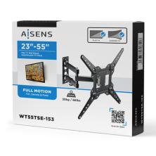 AISENS WT55TSE-153 soporte para TV 139,7 cm (55") Negro