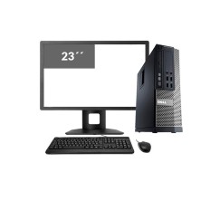 Dell Optiplex 9010 SFF Core i5 3470 3.2 GHz | 16GB | 240 SSD | WIFI | LCD 23" | WIN 7 PRO | DP | LECTOR | VGA