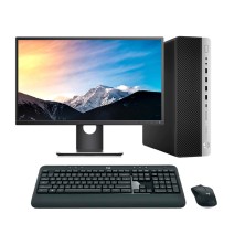 HP EliteDesk 800 G4 SFF Core i5 8500 3.0 GHz | LCD 22" | 16 GB | 256 NVME | TEC. Y RATÓN INALÁMBRICO| DP