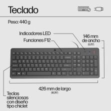 HP Teclado con cable 150