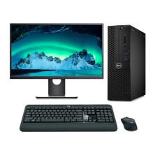 DELL OptiPlex 3050 SFF Core i5 6500 | LCD24" | 16GB | 256NVME | WIFI | TEC. Y RATÓN INALÁMBRICO | HDMI | DP | AdaptadorVGA