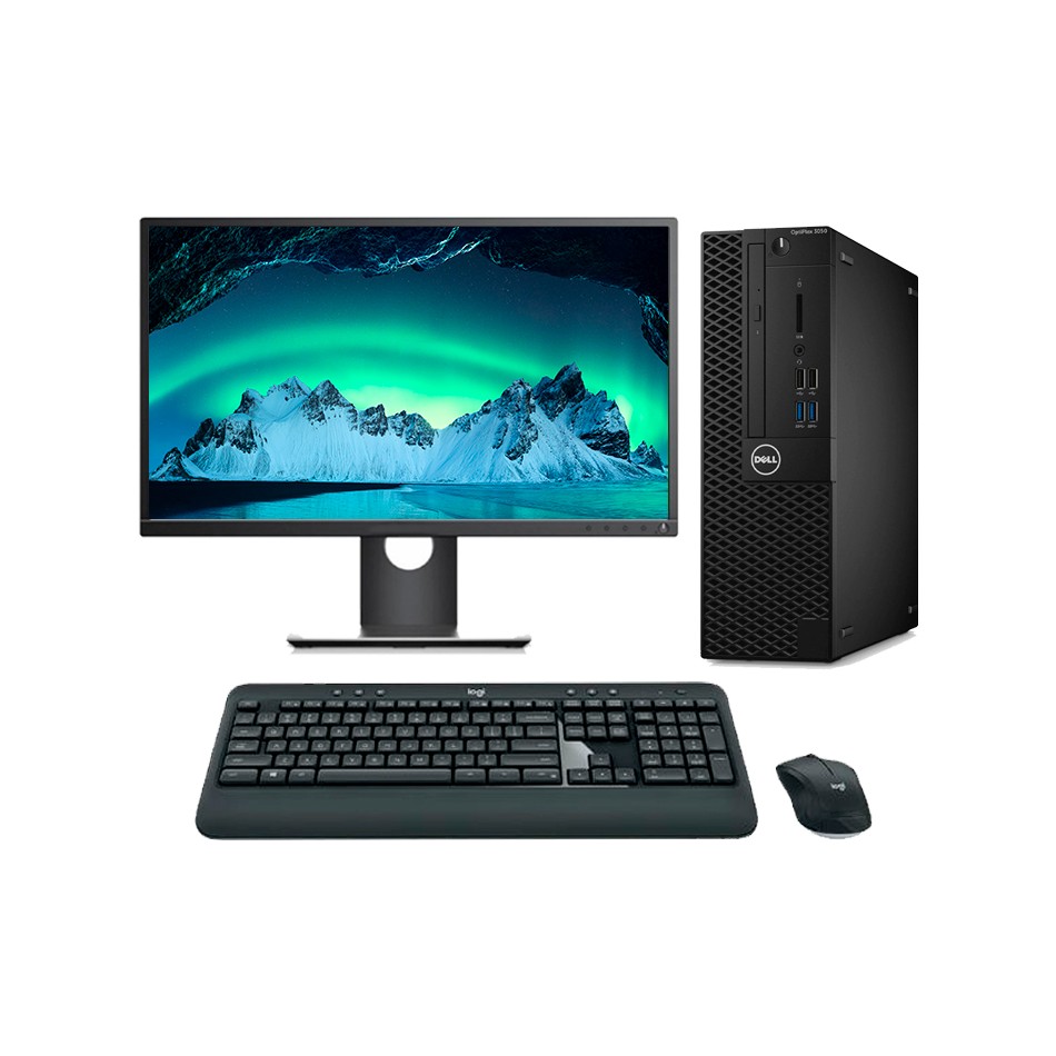 Ordenador de sobremesa reacondicionado Dell 3050 SFF Core i7 6700 con pantalla 22"