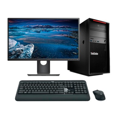 Lenovo ThinkStation P310 Torre Core i5 6500 3.2 GHz | LCD | 16 GB | 240 SSD | WIFI | TEC. Y RATON INALÁM. | DP | LECTOR | VGA