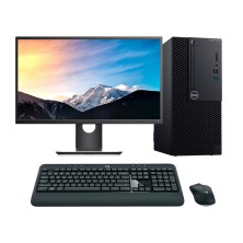 DELL OptiPlex 3060 MT Core I5 8500 3.0 GHz con LCD de 22" | 16 GB | 256 NVMe | Tec. y raton inalambrico | HDMI | DP | VGA