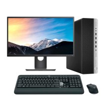 HP Prodesk 400 G4 SFF Core i5 7500 3.4 GHz | LCD 22" | 16 GB | 256 SSD | TEC. Y RATÓN INALÁMBRICO | DP | LECTOR | VGA