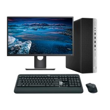 Ordenador de sobremesa reacondicionado HP 400 G4 SFF Core i5 7500 con monitor de 23"