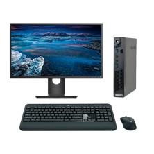 Lenovo ThinkCentre M92P Mini PC Core i7 3770 3.4 GHz con Pantalla de 23" | 8GB DDR4 | 240 SSD | Tec. y raton inalambrico