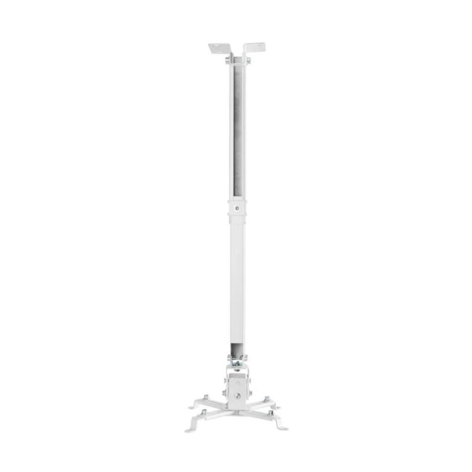 Supporto A Soffitto Inclinabile Per Proiettore Iggual STP01 | Portata 25kg, Colore Bianco