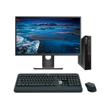 Lenovo ThinkCentre P340 Mini Pc Core I5 10500T LCD 23" | 16 GB | 256 NVMe | WIFI | Tec. y raton inalambrico | DP | Adaptador VGA