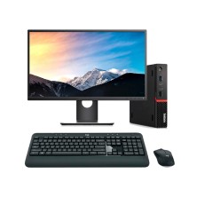 Lenovo ThinkCentre M900 Mini Pc Core i7 6700 3.4 GHz con Pantalla de 22" | 16GB DDR4 | 256 NVMe | Tec. y raton inalambrico