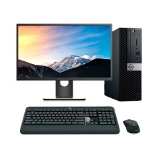 Dell OptiPlex 5070 SFF Core I5 9500 3.0 GHz LCD 22" | 16GB DDR4 | 256 NVMe | Tec. y raton inalambrico | DP | Adaptador VGA