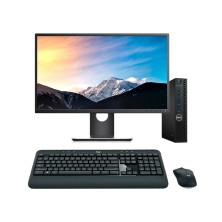 DELL OptiPlex 3050 Mini Pc Core i7 6700 | LCD22" | 16GB | 256NVMe | WIFI | TEC. Y RATÓN INALÁMBRICO | HDMI | DP | AdaptadorVGA