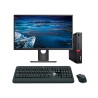 Lenovo ThinkCentre M910Q Mini Pc Core i7 7700 LCD 23" | 16 GB | 256 NVMe | Tec. y raton inalambrico | HDMI | DP | Adaptador VGA