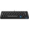 TECLADO GAMING | HIDITEC GM1K | MECÁNICO | INALÁMBRICO | SWITCHES PRO MARRÓN | USB