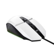 Ratón Gaming Trust Gaming GXT 109 Felox/ Hasta 6400 DPI/ Blanco