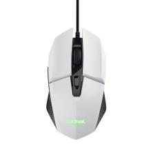 Ratón Gaming Trust Gaming GXT 109 Felox/ Hasta 6400 DPI/ Blanco