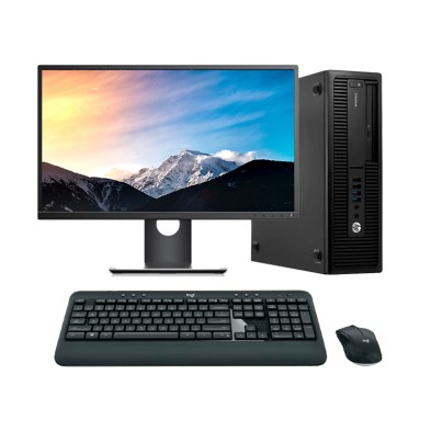 HP EliteDesk 800 G2 SFF Core i5 6500 3.2 GHz | LCD 22" | 8 GB | 240 SSD | WIFI | TEC. Y RATÓN INALÁMBRICO | DP | VGA