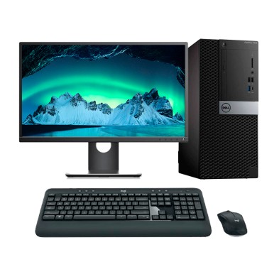 Dell Optiplex 7050 MT Core i5 7500 3.4 GHz | LCD | 16 GB | 256 NVMe | WIFI | TEC. Y RATÓN INALAMBRICO | WIN 10 | HDMI | DP