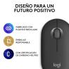 Logitech Pebble 2 M350s | Ratón dual RF y Bluetooth 4000 DPI