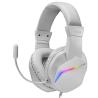 Pack Gaming Mars Gaming MCP-RGB3W | Teclado RGB | Ratón Óptico | Alfombrilla XXL | Auriculares | Blanco