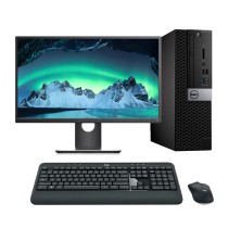 Ordenador de sobremesa reacondicionado Dell 7050 SFF i5 7500 con teclado y ratón