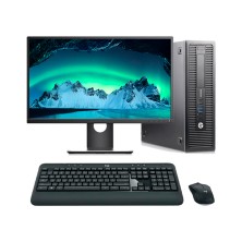 HP EliteDesk 800 G1 SFF i5 4570 3.2 GHz | 16 GB | 320 HDD | WIN 10 PRO | LCD 24"